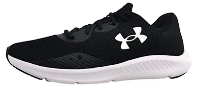 Produktbild von Under Armour Charged Pursuit 3 Black/Black/White Größe EU 44,5