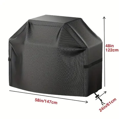 Produktbild von Grillabdeckung 147 CM x 61 CM Grill Abdeckung für Weber Genesis II Serie Heavy Duty&Wasserdicht, Polyurethanabdeckhaube für Weber Genesis E-330, E-310, S-310