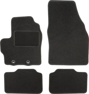Image de Tapis De Sol Noir Velours Pour Toyota Aygo X Pour 2022 4pcs, Ajustement précis, Base Antidérapante, Renforcée dans la Zone de la Pédale