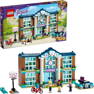 Immagine prodotto di LEGO 41682 Friends Heartlake City School, giocattolo da 6 anni per bambine e bambini con mini-dolls