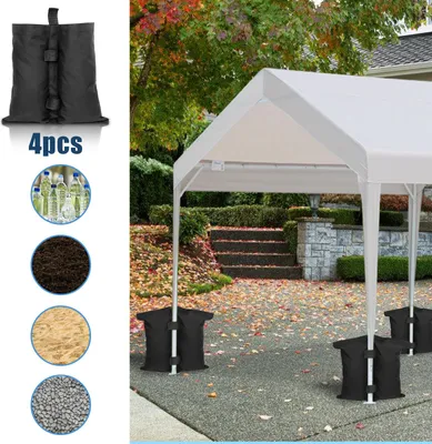 Produktbild von Faziango 4X Pavillon Sandsäcke – Zelt Standfuß Gewichte zur Beschwerung von Pavillon- und Zeltfüßen