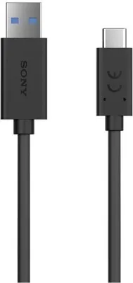 Obrázok produktu pre Dátový kábel Sony UCB30 Fast USB A na USB typu C, 1 m, čierny, hromadne (UBC30)