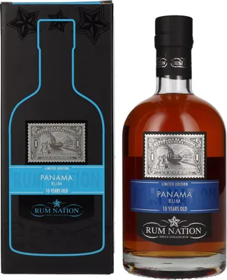 Produktbild von Rum Nation Panama 10 Years Old Limited Edition 40% Vol. 0,7l in Geschenkbox
