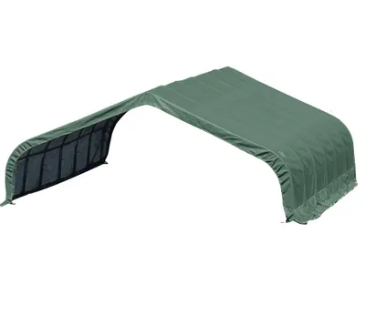 Produktbild von ShelterLogic Folien Weidezelt Zeltgarage Run-In-Shed Grün 610x670x320 cm