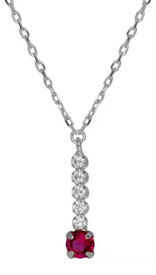 Obrázek produktu pro Elegantní stříbrný náhrdelník s krystaly Shine A4668-21HG