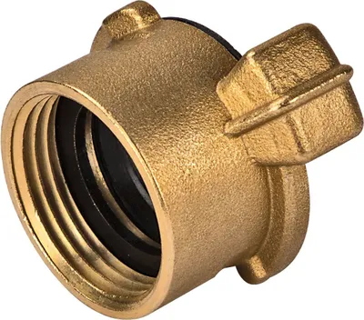 Produktbild von Messing Gewindestück 1 Zoll IG 33,3mm mit GK-Kupplung