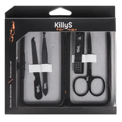 Produktbild von KillyS Für Herren Nagelpflege-Set: Nagelschere, Nagelknipser, Nagelfeile & Pinzette