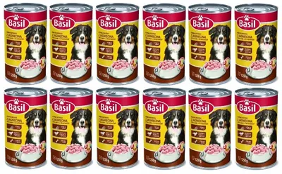Obrázek produktu pro Basil 1250g mokré krmivo s jehněčím masem 12ks.