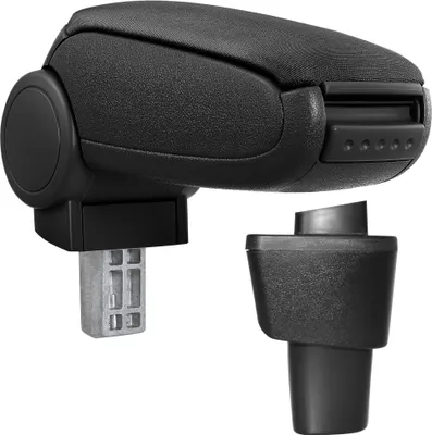 Immagine prodotto di [pro.tec]® Hyundai i10 II 2014- bracciolo centrale in tessuto nero bracciolo auto auto