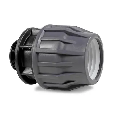 Produktbild von Jasonflex PP Verschraubung Ø 63mm Klemm x 2'' Außengewinde