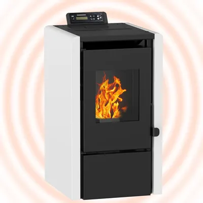 Produktbild von NEMAXX® PC5 Pelletofen 5,3 kW A+ kompakt bis 120 m³, Fernbedienung, Weiß