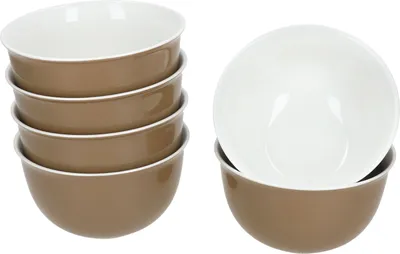 Obrázek produktu pro Ritzenhoff 6x Nugátová miska Doppio Ø14cm Porcelánová miska na cereálie a dezertní salát