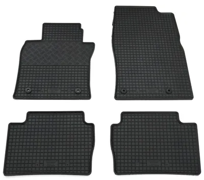 Produktbild von Gummifußmatten Set für Mazda 3 (2019-) + Mazda CX-30 (2019-), 4-teilig, schwarz