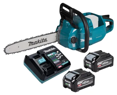 Productafbeelding van Makita UC 011 GU201 accukettingzaag 40 V max. 35 cm borstelloos + 2x accu 4,0 Ah + oplader