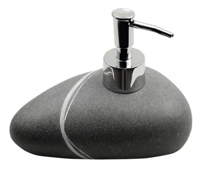 Produktbild von Ridder LITTLE ROCK Seifenspender zum Stellen, grau