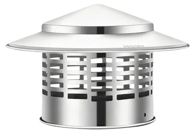 Imagen del producto de Cubierta para chimenea de acero inoxidable, 75 mm