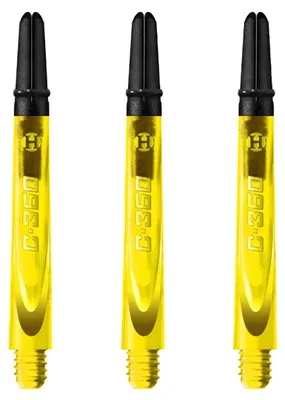 Immagine prodotto di Harrows - Aste per freccette "Carbon 360" confezione da 3 PP4722 (49 mm) (giallo)