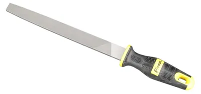 Produktbild von Flachfeile T12-Kohlenstoffstahl 20 cm mittlere Verzahnung HRC65 für Weichmetall, Holz, Kunststoff