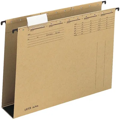 Produktbild von Leitz ALPHA, Braun, A4, Pappe, Polypropylene, DIN 821