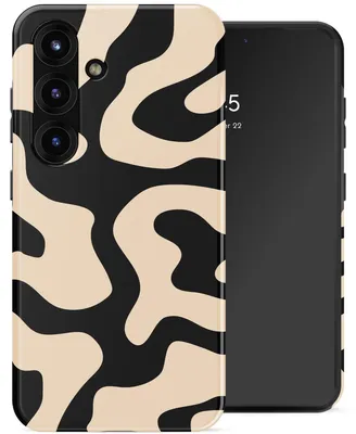 Productafbeelding van Selencia Vivid Backcover met MagSafe voor de Samsung Galaxy S25 - Art Wave Black