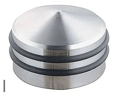 Obrázok produktu pre Zarážka dverí, Ø 63 x 41 mm, 0,7 kg, nerezová oceľ