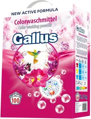 Obrázok produktu pre GALLUS Prášok na pranie 6,5kg Color