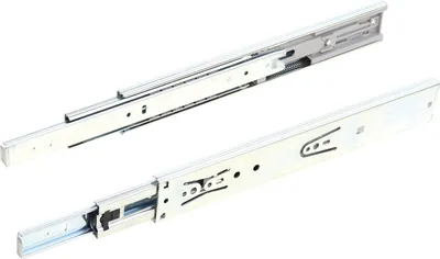Image de Glissières de tiroir push-to-open 400 mm glissières de tiroir avec guidage à billes - Par kit