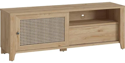 Productafbeelding van Lowboard Cestino, TV-meubel met kast, 157x42x57 cm, Jackson Hickory, Amadeus