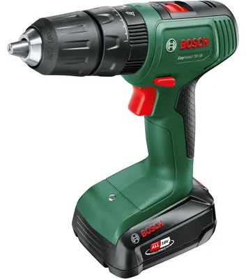 Image de BOSCH Home & Garden 06039D810E BOSCH Home & Garden EasyImpact 18V-38 Akku-Schlagbohrschrauber-Set 18,0 V, mit 1 Akku