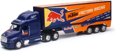 Produktbild von New-Ray 14393, Die-Cast; Peterbilt; Redbull KTM, 8 Jahr(e), Blau