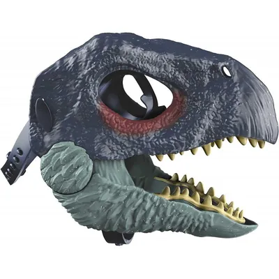 Zdjęcie produktu dla Mattel GWY33 Jurassic World Dominion – maska dinozaura Therizinosaurus – produkt nowy