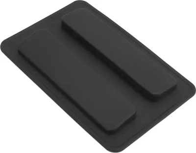 Productafbeelding van Siliconen broodroosterbeschermer, 15,8 x 10,4 x 1,2 cm, zacht, flexibel, herbruikbaar, broodroosterdeksel voor thuisgebruik, zwart