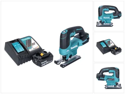 Zdjęcie produktu dla Makita DJV 184 RT1 wyrzynarka akumulatorowa 18 V bezszczotkowa + 1x akumulator 5,0 Ah + ładowarka