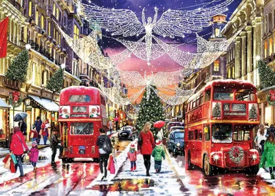 Produktbild von Gibsons Regent Street at Christmas, 1000 Stück(e)