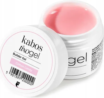 Produktbild von Kabos Aufbaugel für Gelnägel Thixotrop Tixogel Builder Gel UV/LED Baumwolle Candy 15g