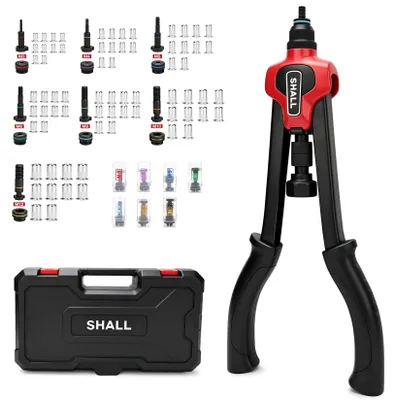 Image de SolidKeus - Coffret d'outils pour rivets aveugles comprenant 70 rivets