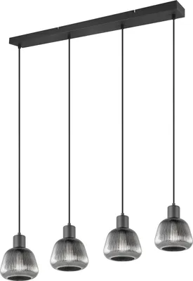 Produktbild von Trio Leuchten LED Deckenleuchte Tarifa 4xE27, Metall/Glas