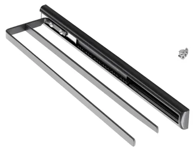 Produktbild von Handtuchhalter 2-armig (410 x 103 x 35,3 mm, anthrazit)