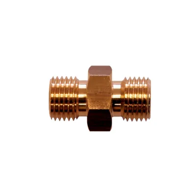 Produktbild von Kupplungsstück Gasschläuche 1/4' auf 1/4' - Messing