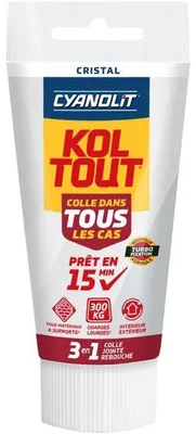 Obrázek produktu pro Cyanolit Cristal, fixační a těsnící lepidlo, tuba 50 ml, průhledné, univerzální a flexibilní