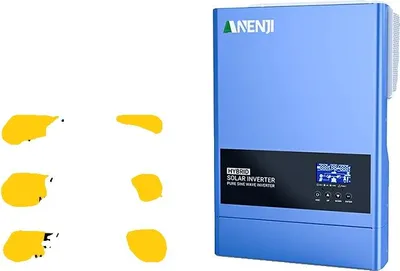 Produktbild von Solarwechselrichter, reiner Sinuswellenausgang, Fernüberwachungsfähigkeit, ANJ-6200W-48V-WIFI, 220-240V, 48V