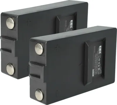Produktbild von vhbw 2x Akku kompatibel mit Hiab 2055112 Industrie-Funkfernsteuerung Fernbedienung (2000 mAh, 7,2 V, NiMH) - Schwarz