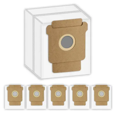 Produktbild von Ersatz-Staubbeutel für Saugroboter - 6 Stück - Kompatibel mit Combo 104, 105, 2 Essential, 405, 505 und Max 705 mit AutoEmpty Dock