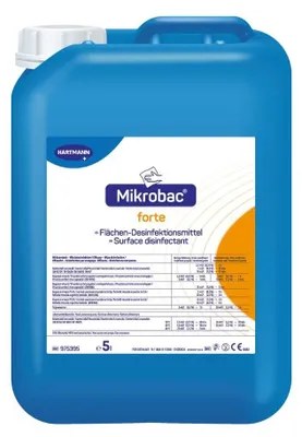 Productafbeelding van Bode Mikrobac® forte oppervlakte-desinfectiemiddel - 5 liter | Kanister (5000 ml)