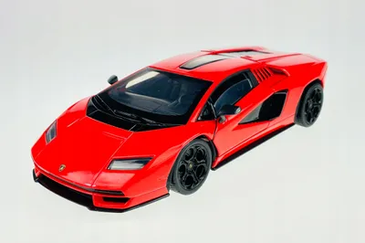 Image de Welly Lamborghini Countach Lpi 800-4 Voiture Rouge Métal 1:24
