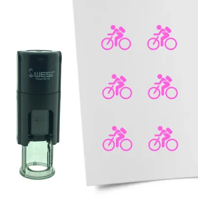 Obrázok produktu pre Bicykel CombiCraft Stamp 10mm okrúhly - ružový atrament