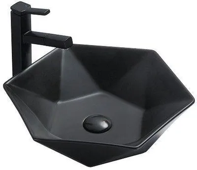 Image de Mery lavabo à poser 48x41 cm noir mat (21984885)