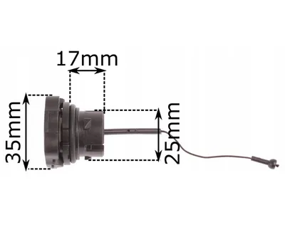 Image de Bouchon de réservoir d'huile pour STIHL MS 171 181 192 193 200 210 211 230 231 240 / 00003500526