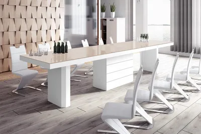 Produktbild von Design Esstisch Tisch HE-777 XXL ausziehbar 140 bis 332 cm