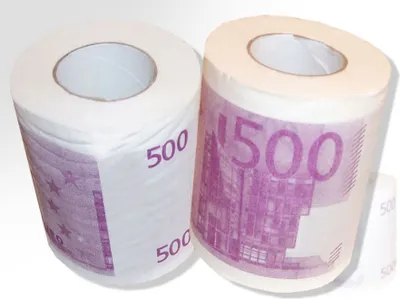 Obrázek produktu pro Párty toaletní papír - 500 EUR